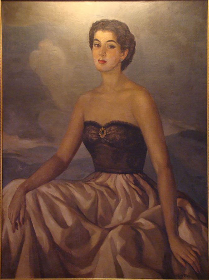 Portrait of Mrs. Alicia Navarro I - Teodoro Ríos - Real Casino de Tenerife